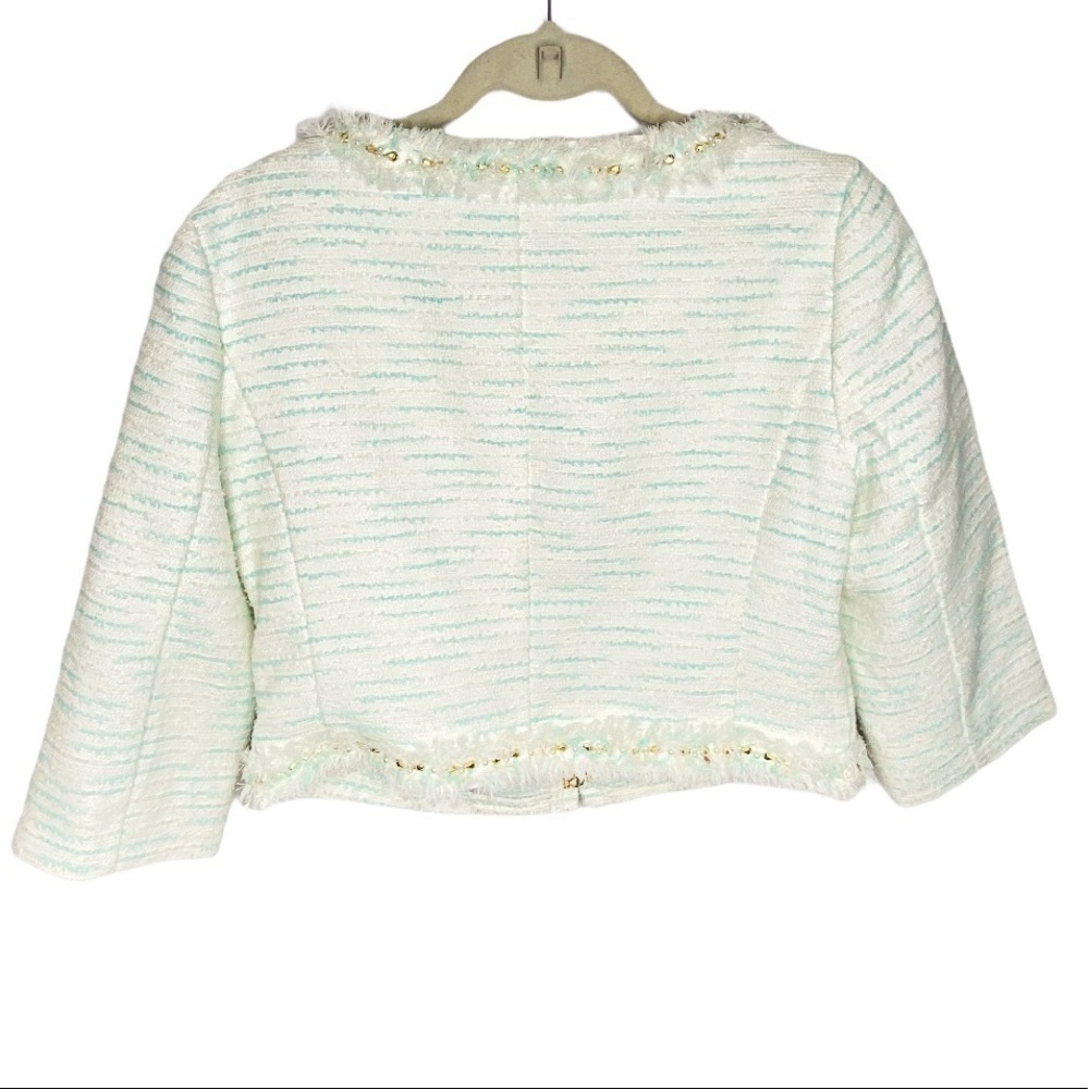 Lilly Pulitzer Pearl Tweed Jacket Size 6 - Picture 7 of 8
